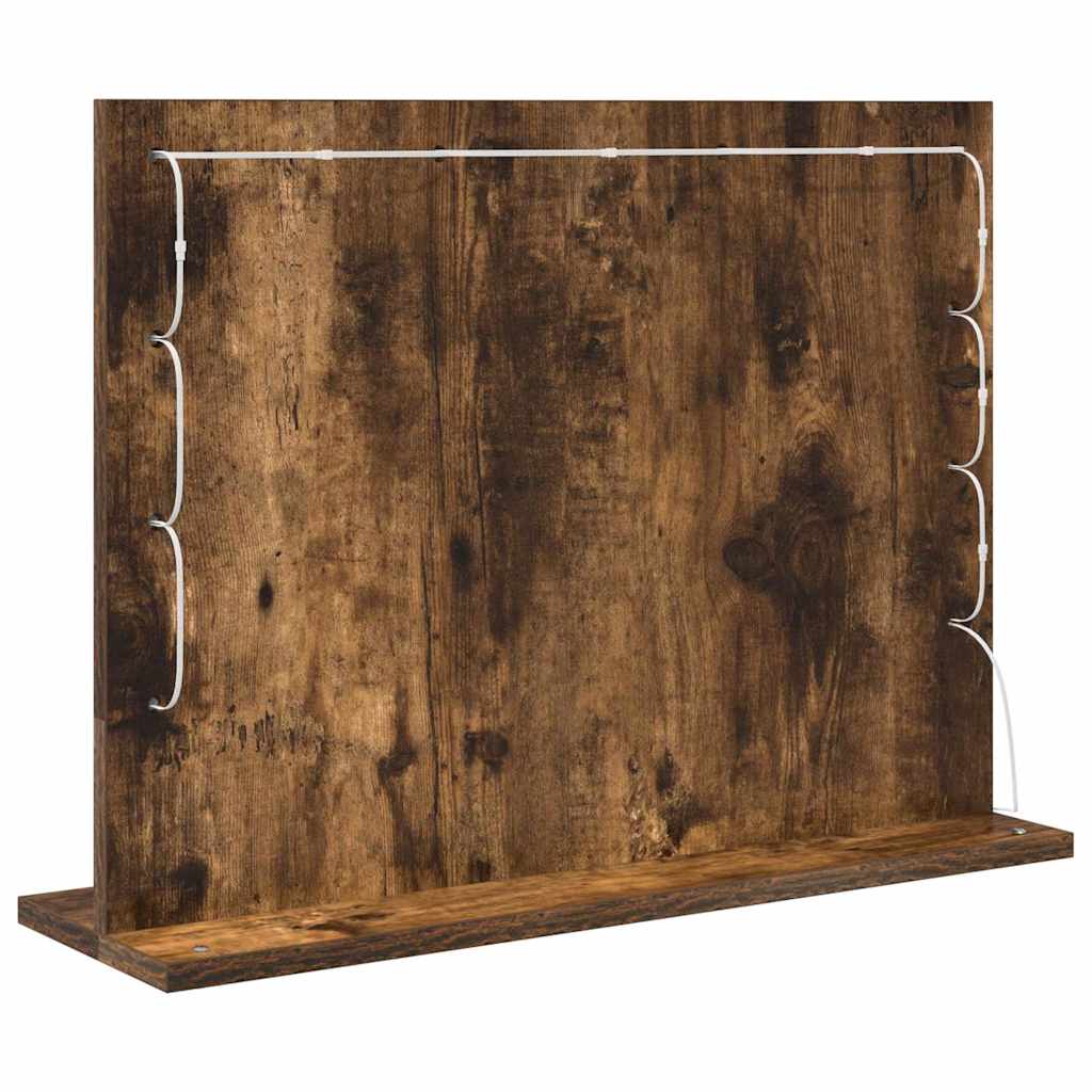 Cosmetic mirror Smoked oak 60 x 45 x 18 cm