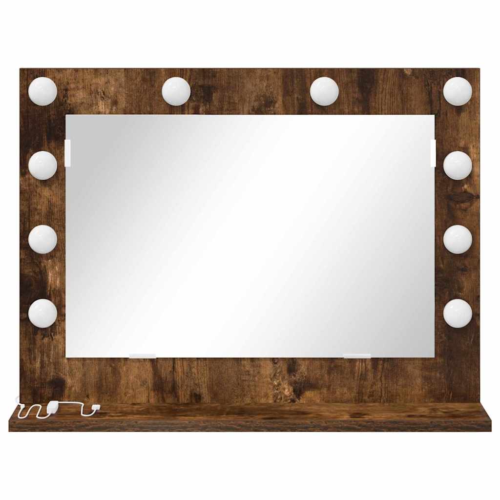 Cosmetic mirror Smoked oak 60 x 45 x 18 cm