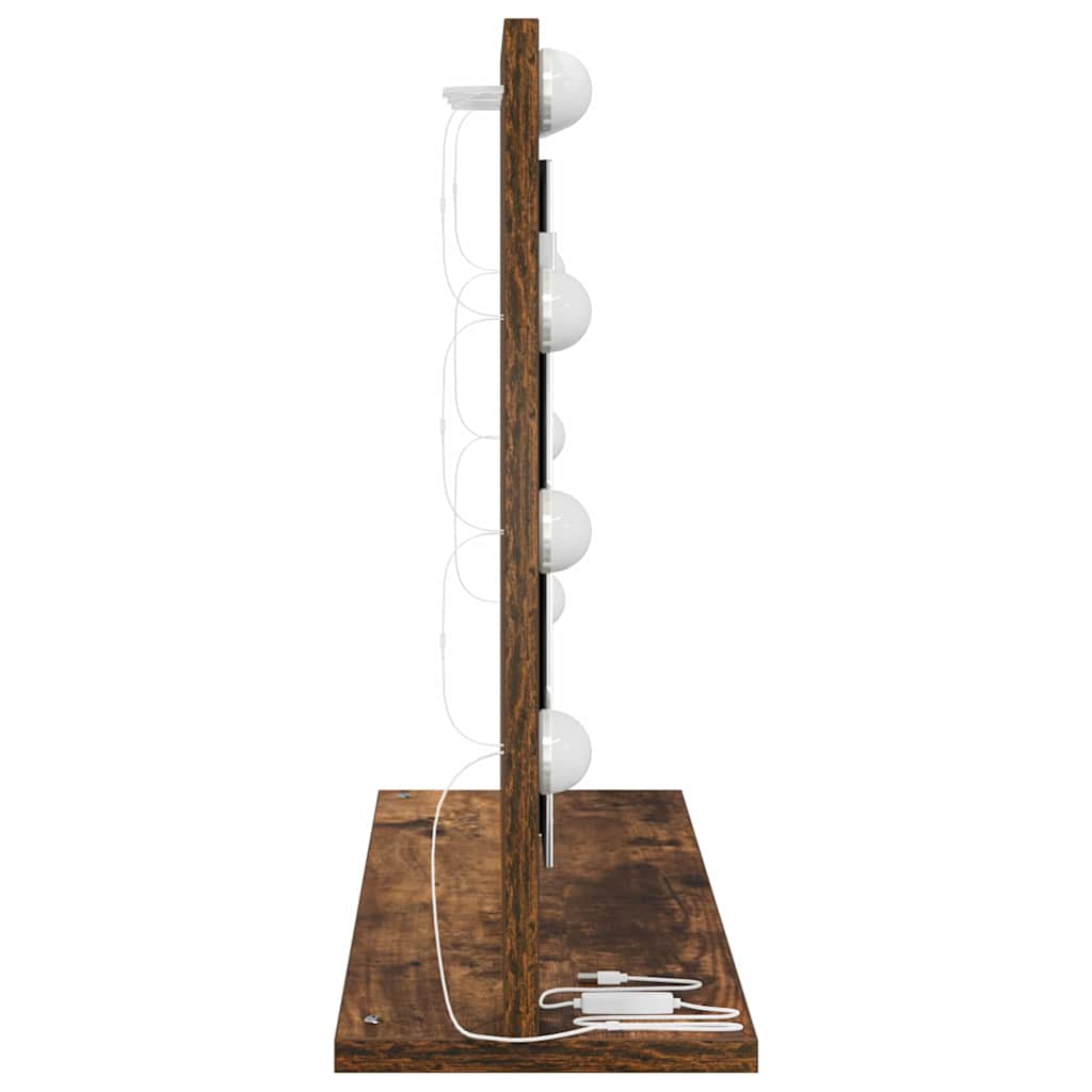 Cosmetic mirror Smoked oak 60 x 45 x 18 cm