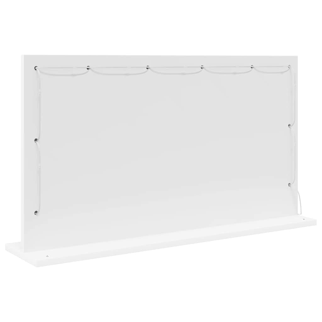 Kosmetinis veidrodis Stačiakampio Balta 80 x 45 x 18 cm