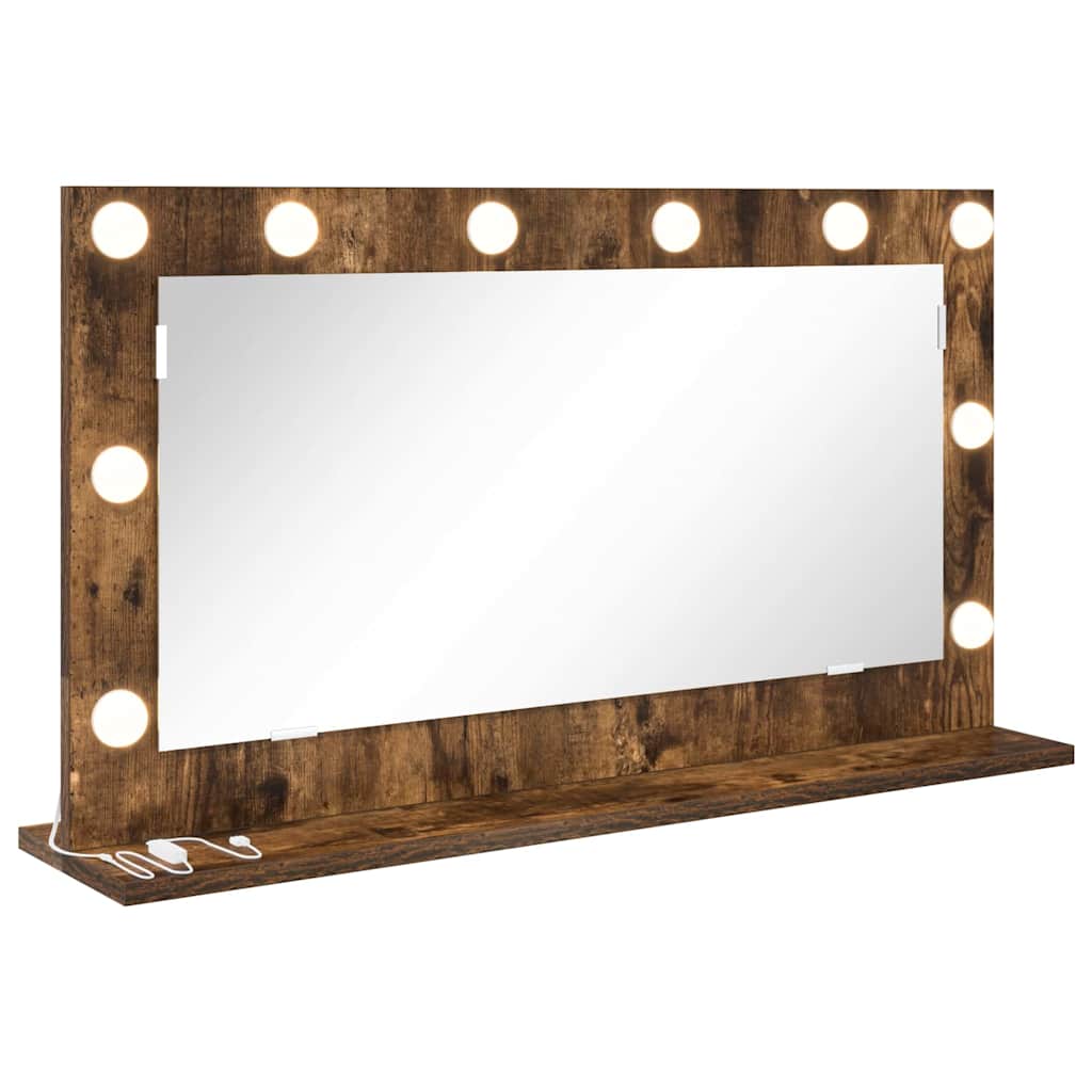 Cosmetic mirror Smoked oak 80 x 45 x 18 cm