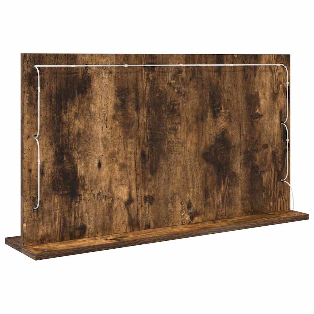 Cosmetic mirror Smoked oak 80 x 45 x 18 cm
