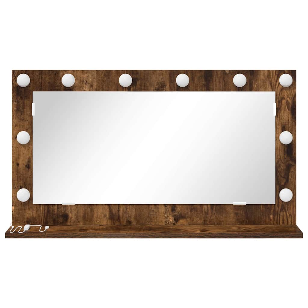 Cosmetic mirror Smoked oak 80 x 45 x 18 cm