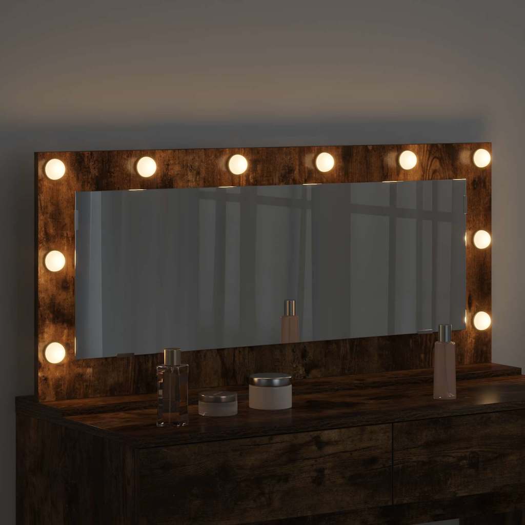 Cosmetic mirror Smoked oak 100 x 45 x 18 cm