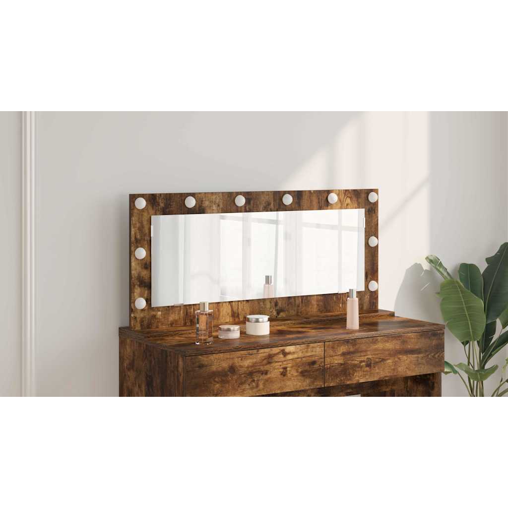 Cosmetic mirror Smoked oak 100 x 45 x 18 cm