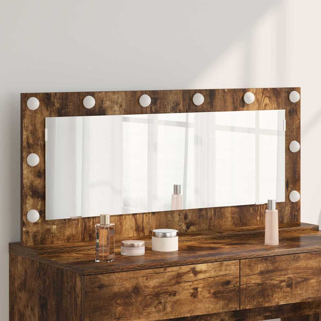 Cosmetic mirror Smoked oak 100 x 45 x 18 cm