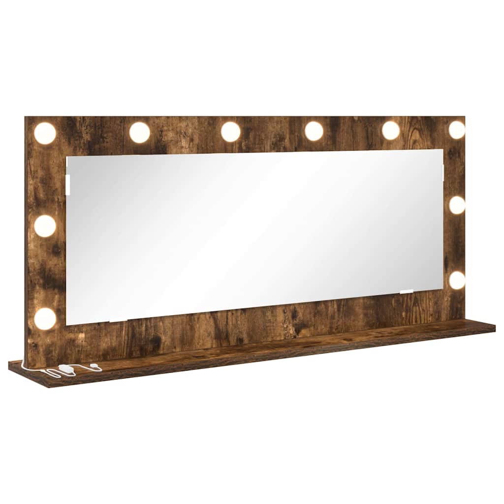 Cosmetic mirror Smoked oak 100 x 45 x 18 cm