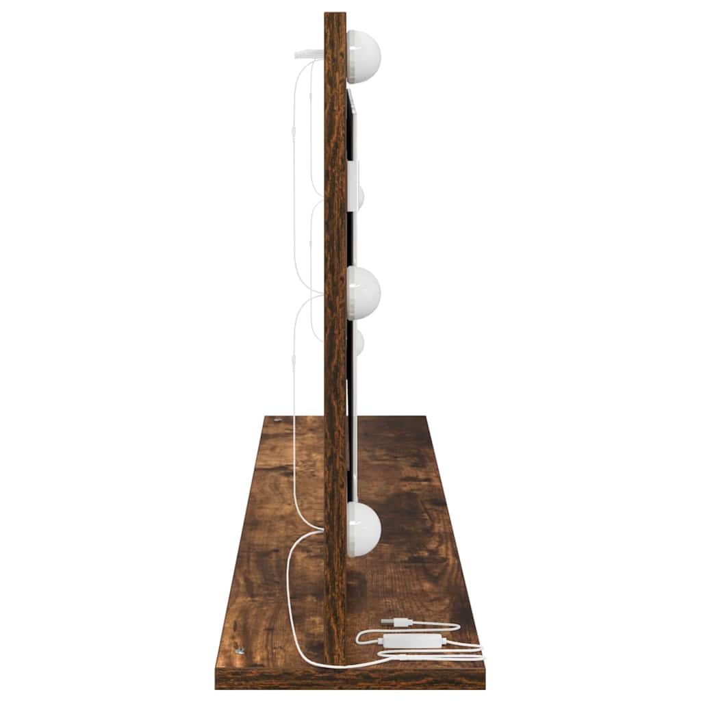 Cosmetic mirror Smoked oak 100 x 45 x 18 cm