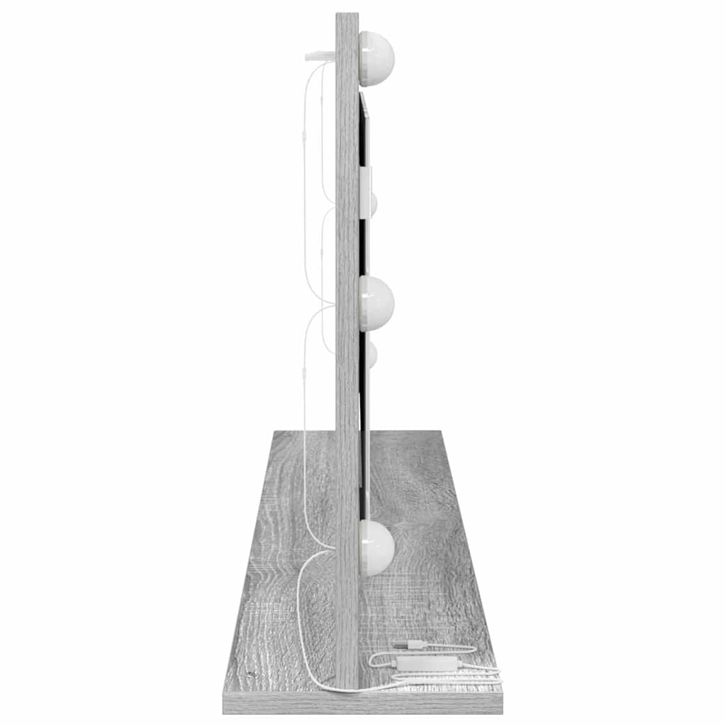 Kosmētikas spogulis Pelēks Sonoma 100 x 45 x 18 cm
