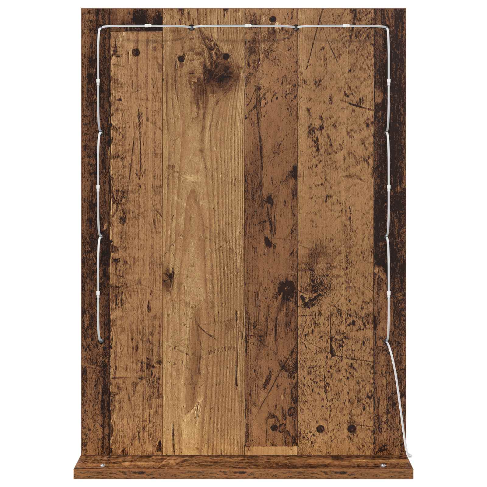 Kosmētikas spogulis ar spoguli Betonpelēks 70 x 50 x 18 cm