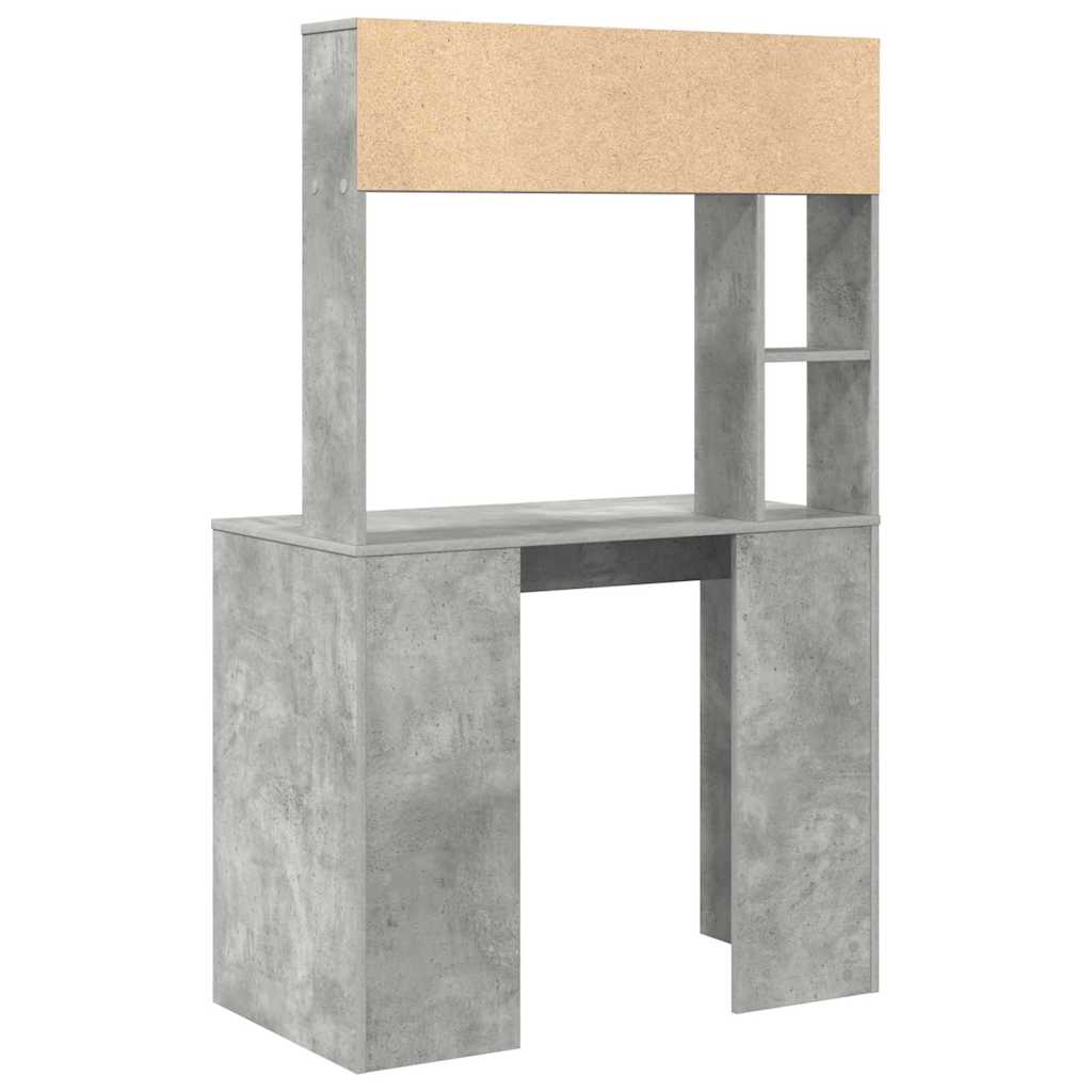 Stalas Betono pilka 91 x 50 x 149 cm Apdirbta mediena