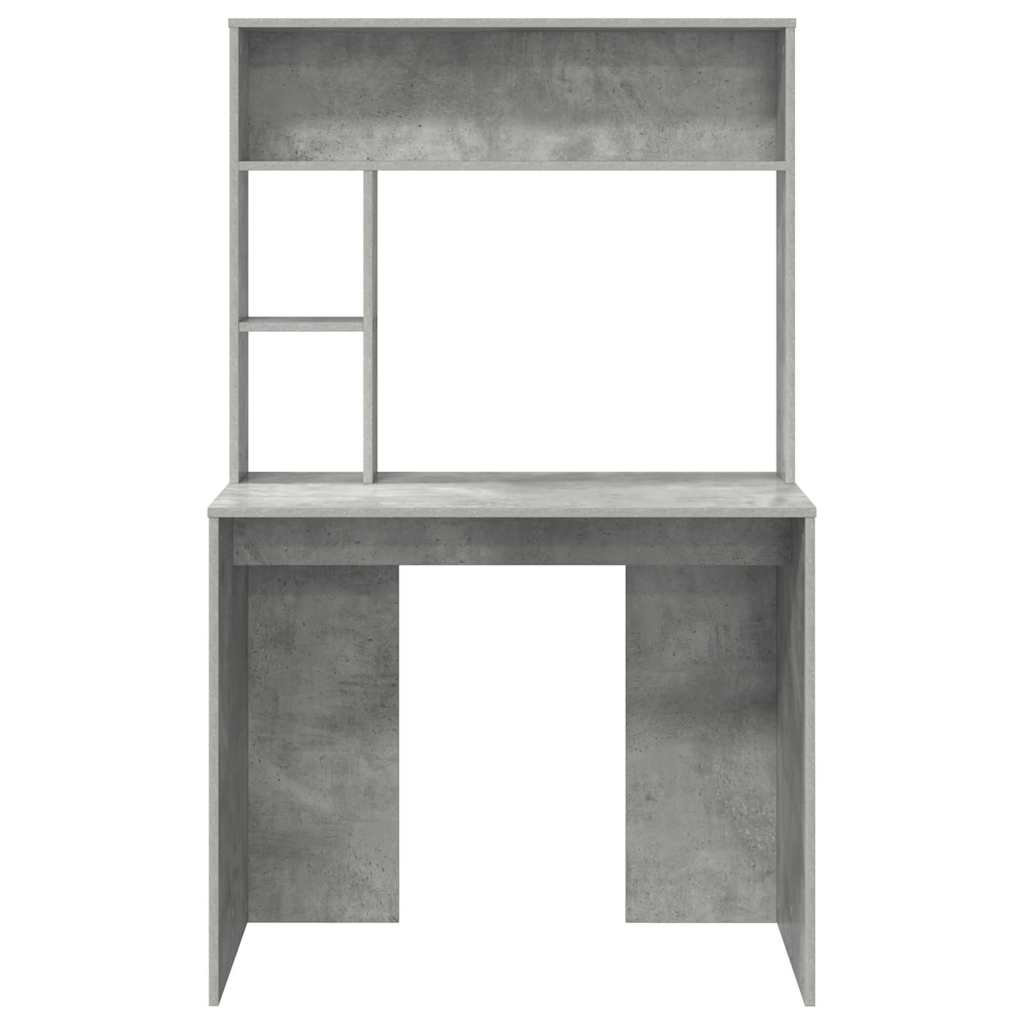 Stalas Betono pilka 91 x 50 x 149 cm Apdirbta mediena