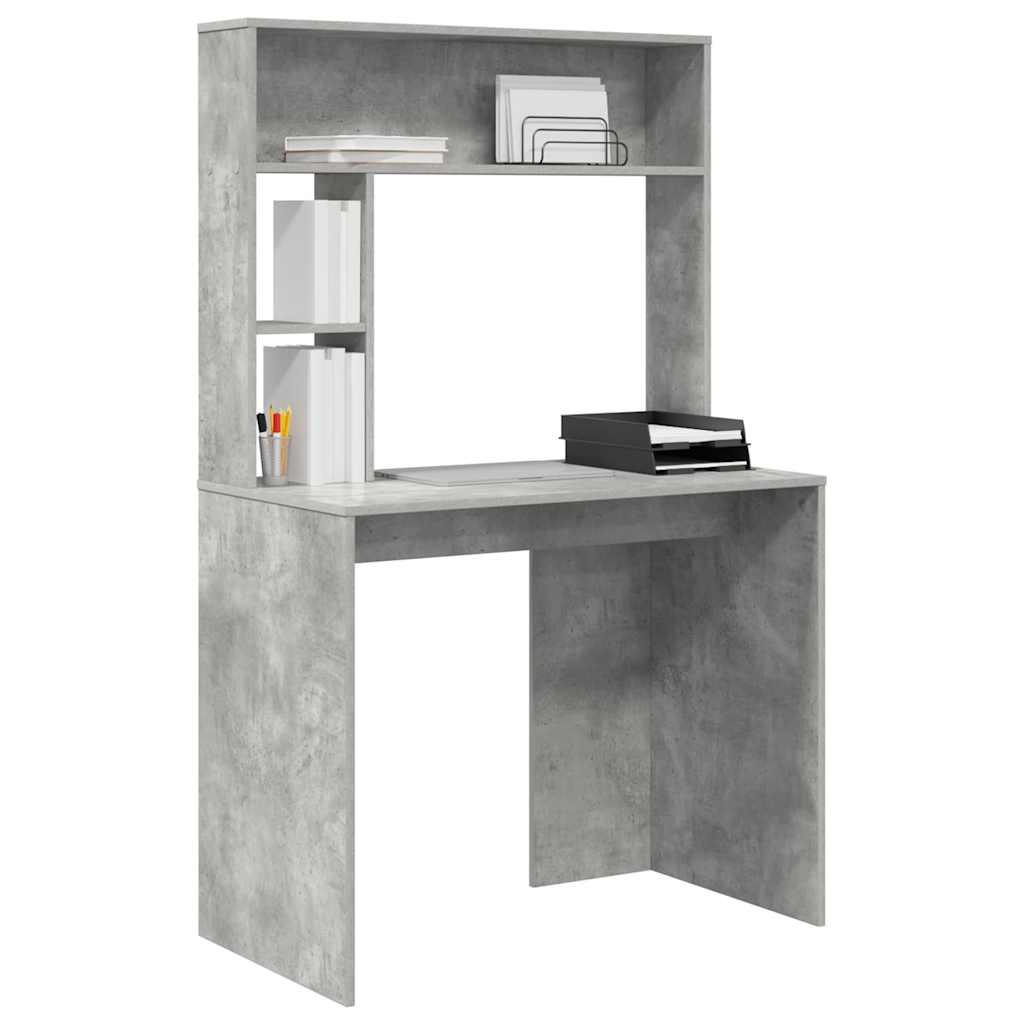 Stalas Betono pilka 91 x 50 x 149 cm Apdirbta mediena