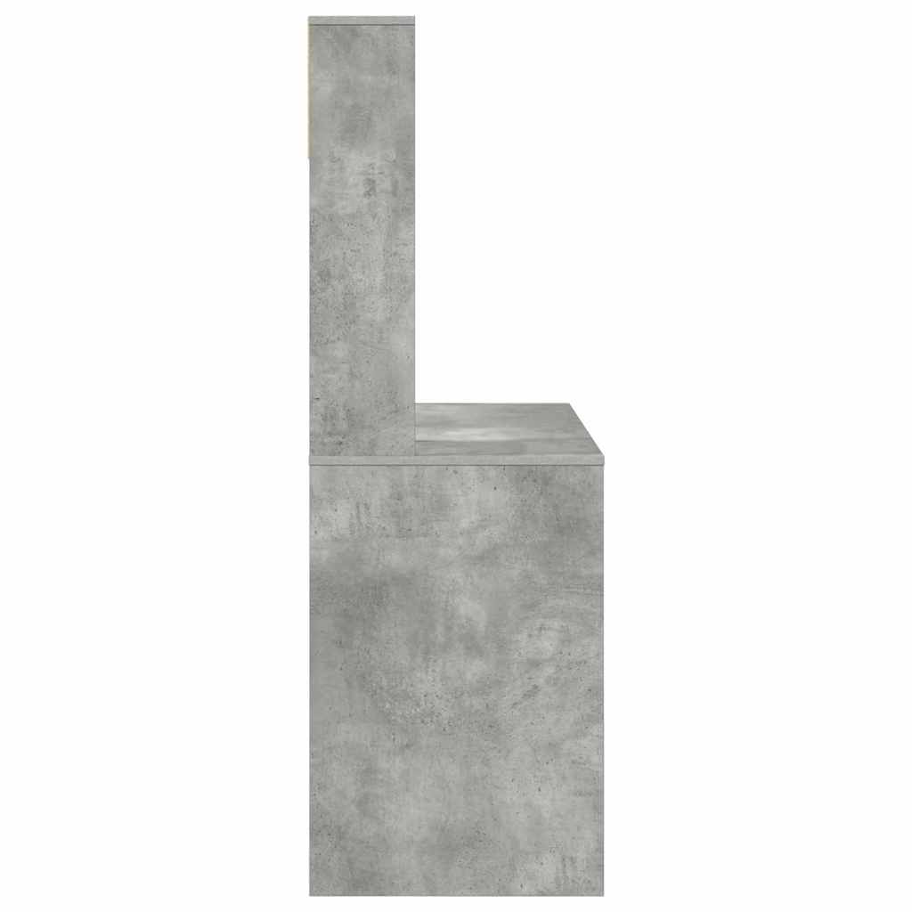 Stalas Betono pilka 91 x 50 x 149 cm Apdirbta mediena