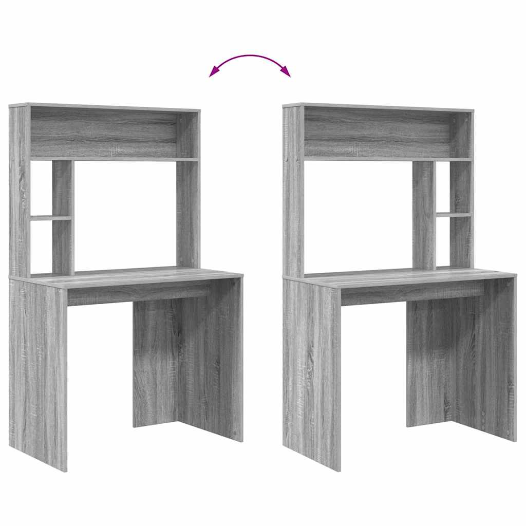 Stalas Pilkas Sonoma 91 x 50 x 149 cm Apdirbta mediena