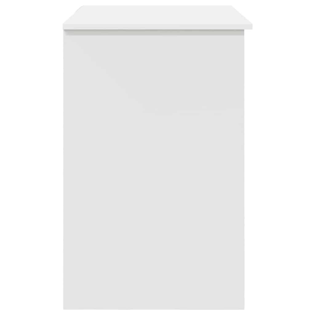 Galds ar atvilktni Balts 90 x 49.5 x 75 cm Apstrādāta koksne