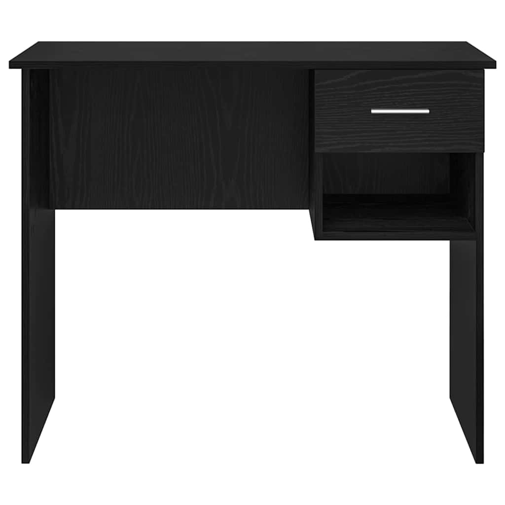Galds melns ozolkoka 90 x 49,5 x 75 cm Apstrādāta koksne
