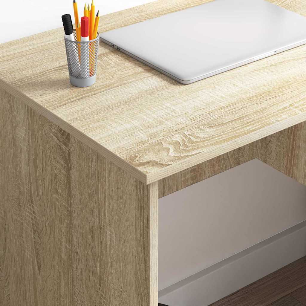 Desk Sonoma oak 90 x 49.5 x 75 cm Engineered wood