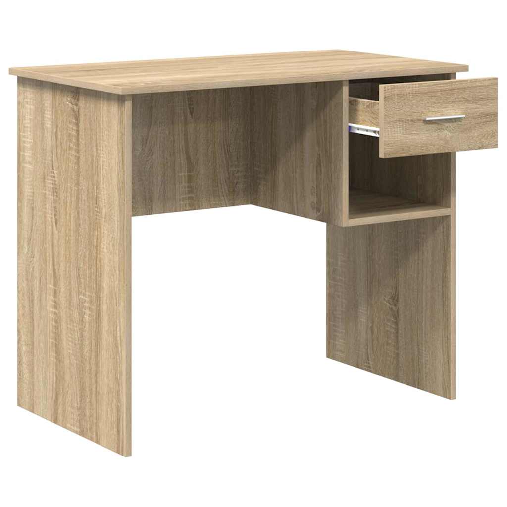 Desk Sonoma oak 90 x 49.5 x 75 cm Engineered wood