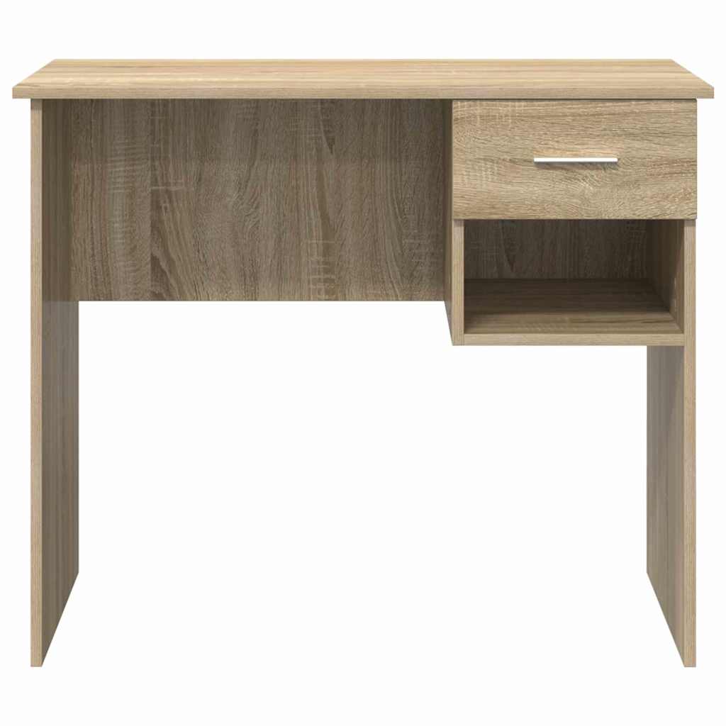 Desk Sonoma oak 90 x 49.5 x 75 cm Engineered wood