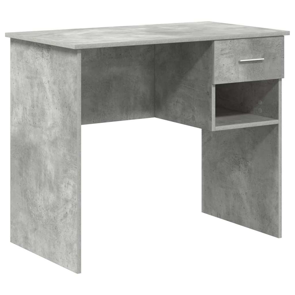 Galds Betona pelēks 90 x 49.5 x 75 cm Apstrādāta koksne