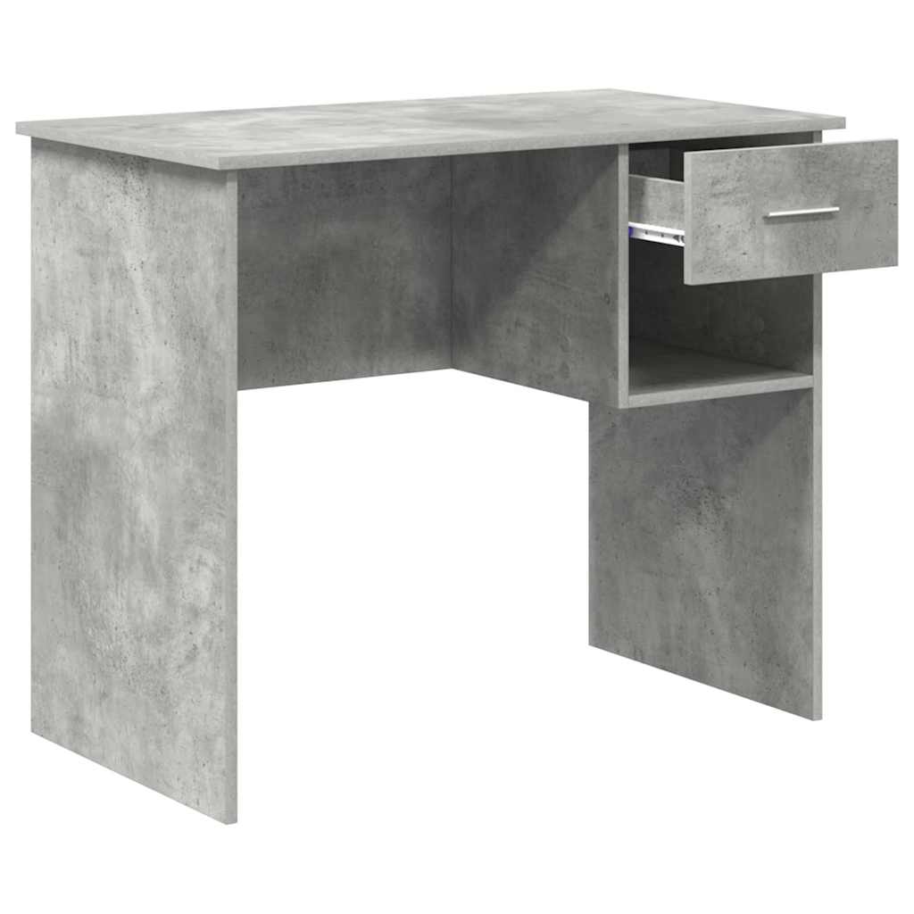 Galds Betona pelēks 90 x 49.5 x 75 cm Apstrādāta koksne