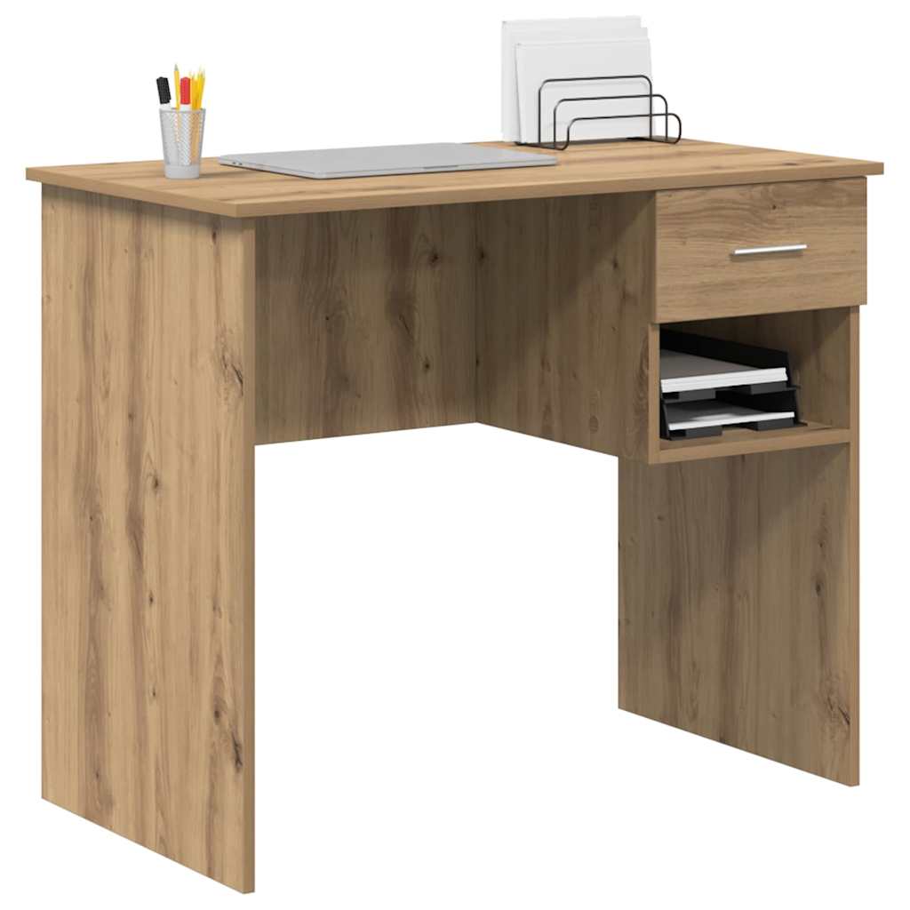 Stalas artisano ąžuolo 90 x 49.5 x 75 cm Apdirbta mediena