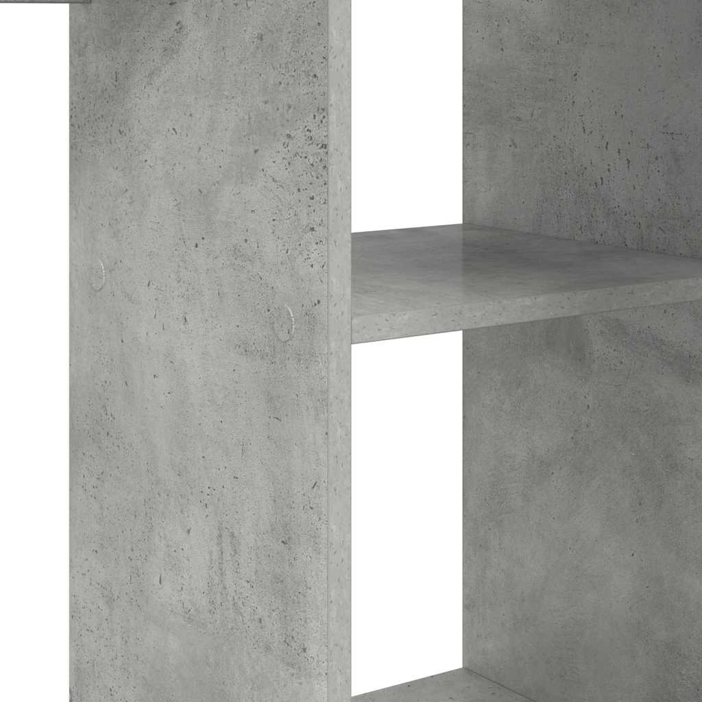 Stalas Betono pilka 142 x 102 x 73 cm Apdirbta mediena