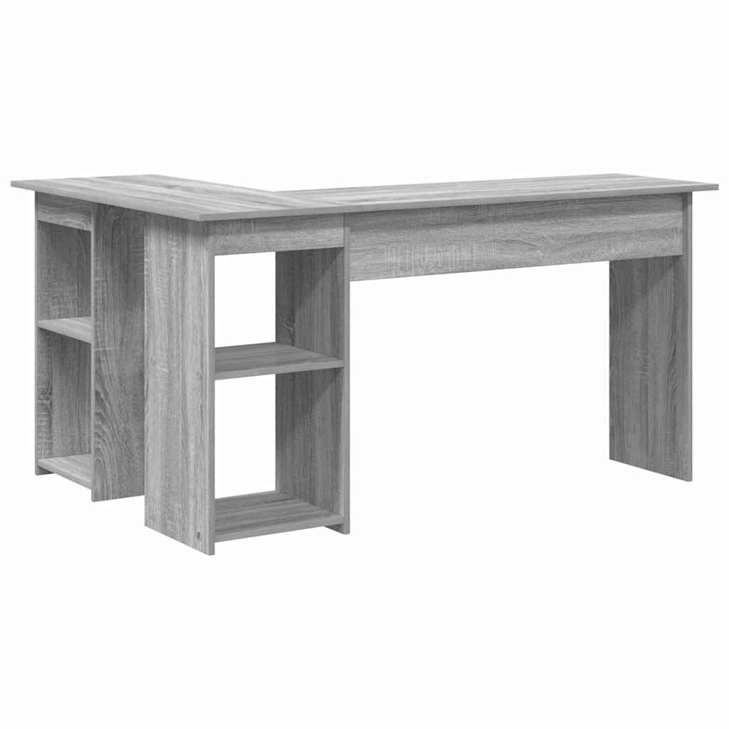 Stalas Pilka sonoma ąžuolo 142 x 102 x 73 cm Apdirbta mediena