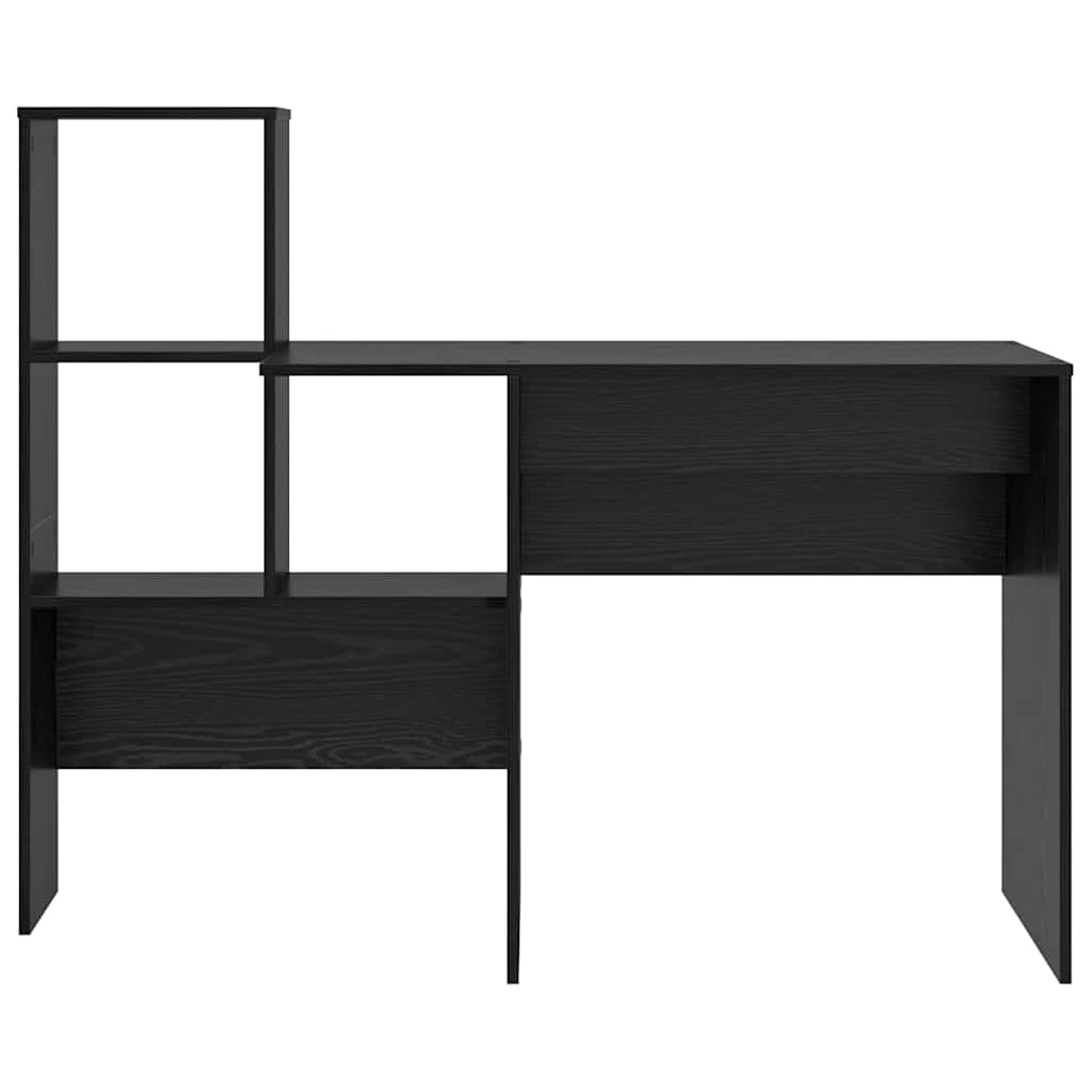 Table black oak 131.5 x 50 x 106.5 cm Engineered wood