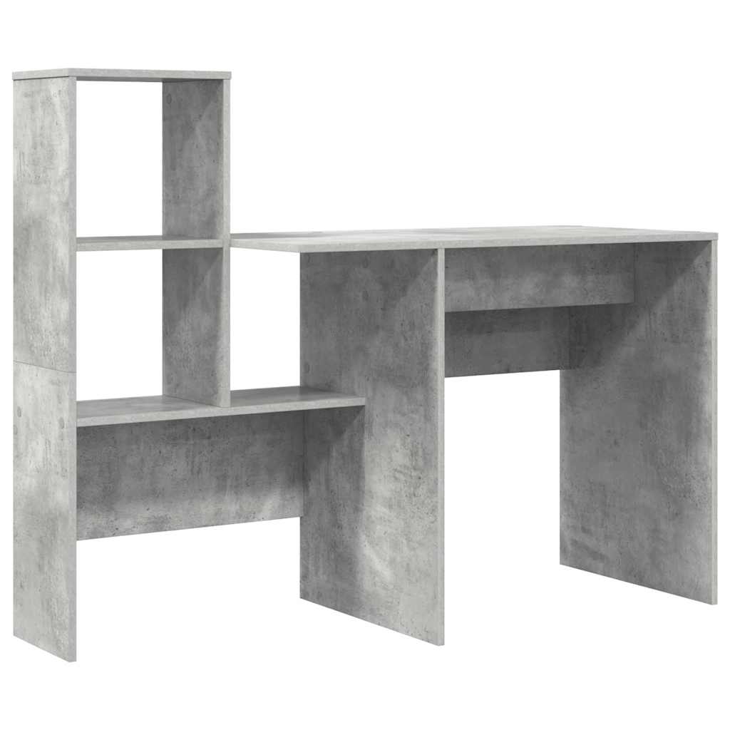 Table Concrete gray 131.5 x 50 x 106.5 cm Engineered wood