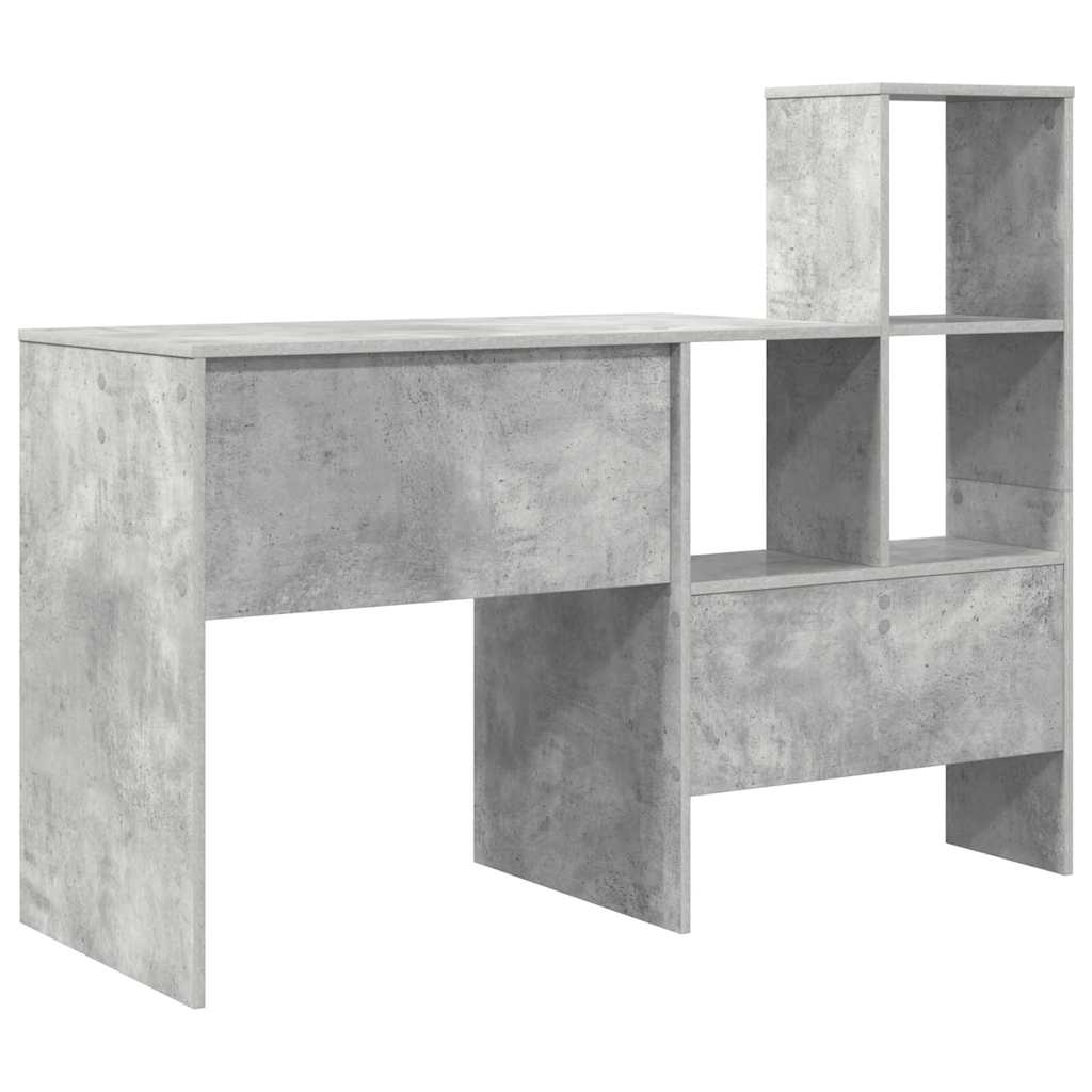 Table Concrete gray 131.5 x 50 x 106.5 cm Engineered wood