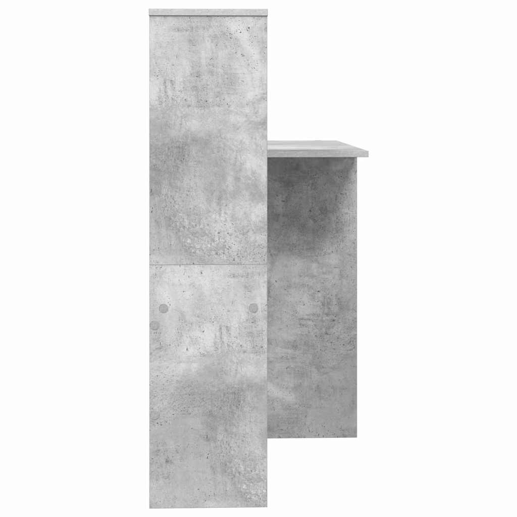 Table Concrete gray 131.5 x 50 x 106.5 cm Engineered wood