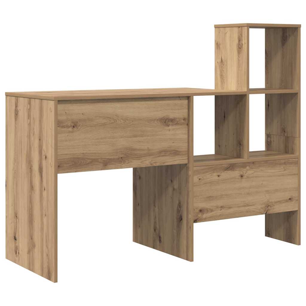 Artisan oak table 131.5 x 50 x 106.5 cm Engineered wood