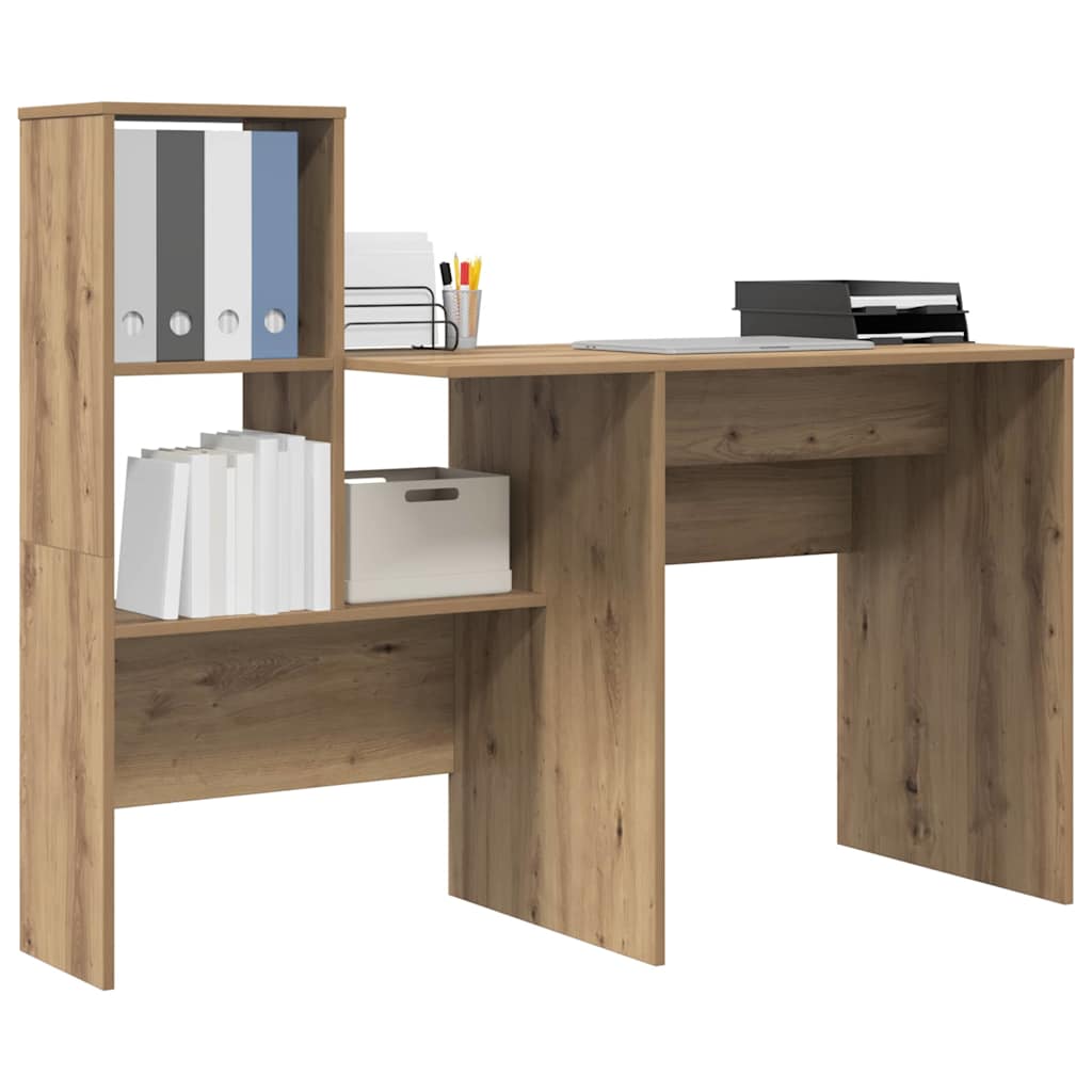 Artisan oak table 131.5 x 50 x 106.5 cm Engineered wood