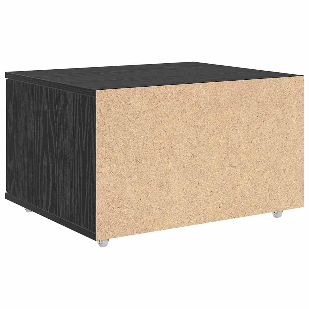 Drawer cabinet Black 55 x 45 x 33.5 cm Engineered wood