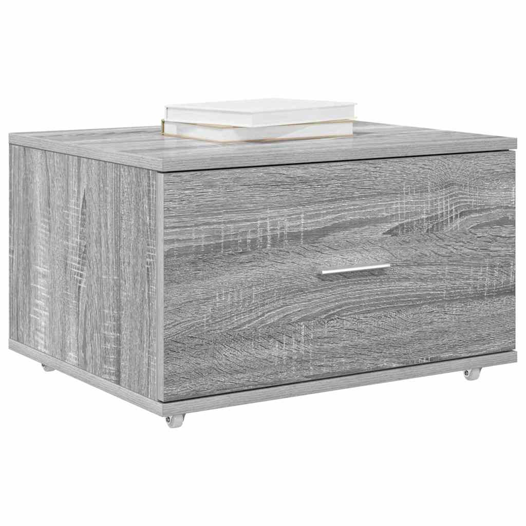 Drawer cabinet Grey 55 x 45 x 33.5 cm Engineered wood