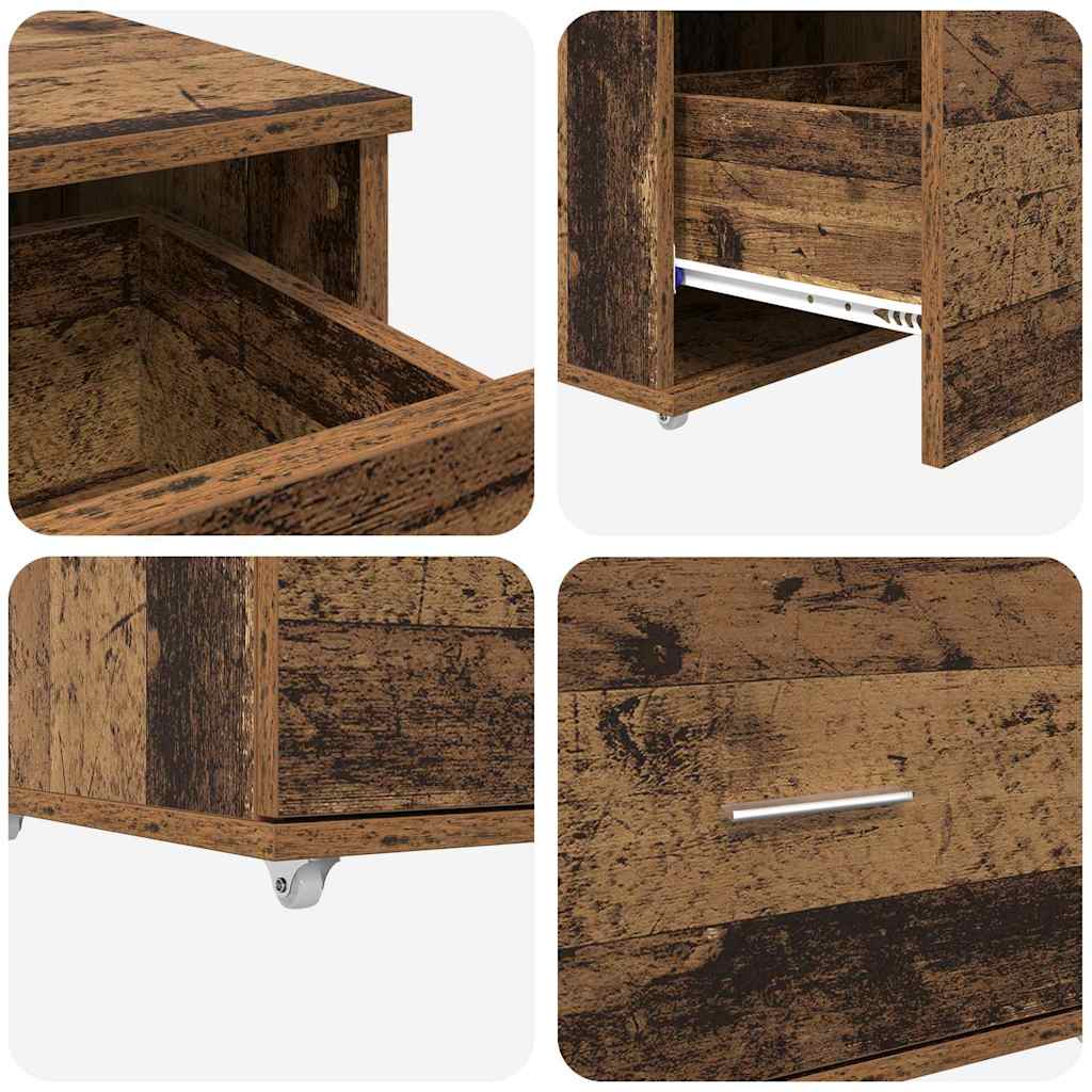 Drawer cabinet Brown 55 x 45 x 33.5 cm Engineered wood