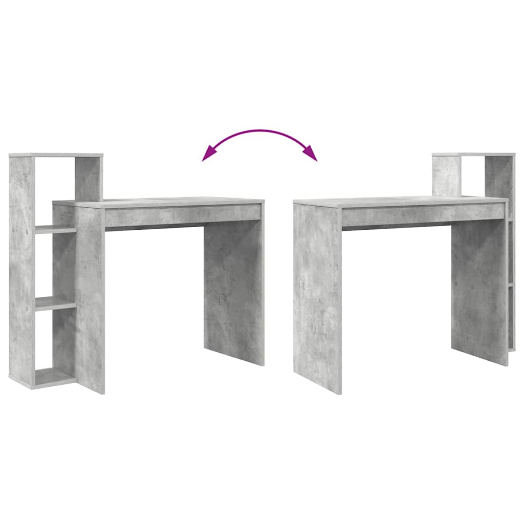 Stalas Betono pilka 100 x 40 x 90 cm Apdirbta mediena