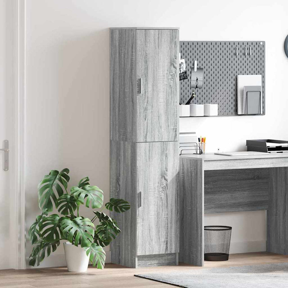 Highboard Grey sonoma oak 35 x 39 x 168 cm