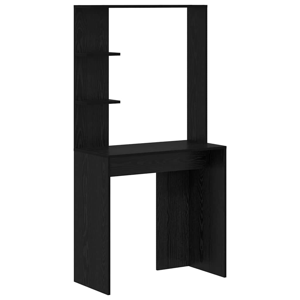 Stalas Juodas ąžuolas 78,5 x 37 x 154,5 cm Apdirbta mediena