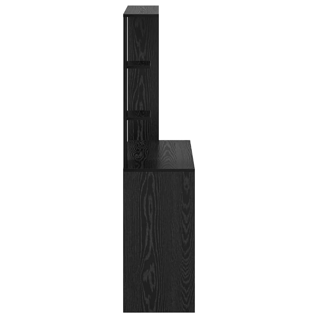 Stalas Juodas ąžuolas 78,5 x 37 x 154,5 cm Apdirbta mediena