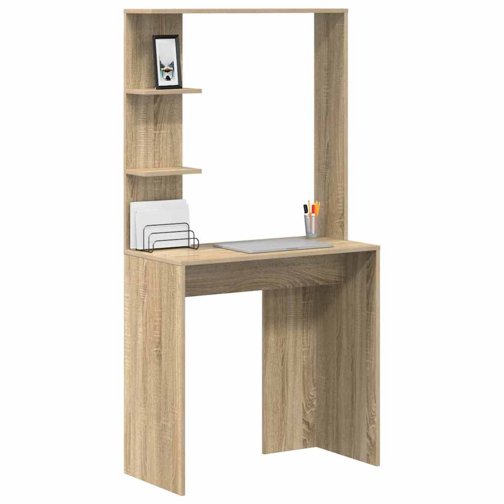 Stalas Sonoma ąžuolas 78,5 x 37 x 154,5 cm Apdirbta mediena