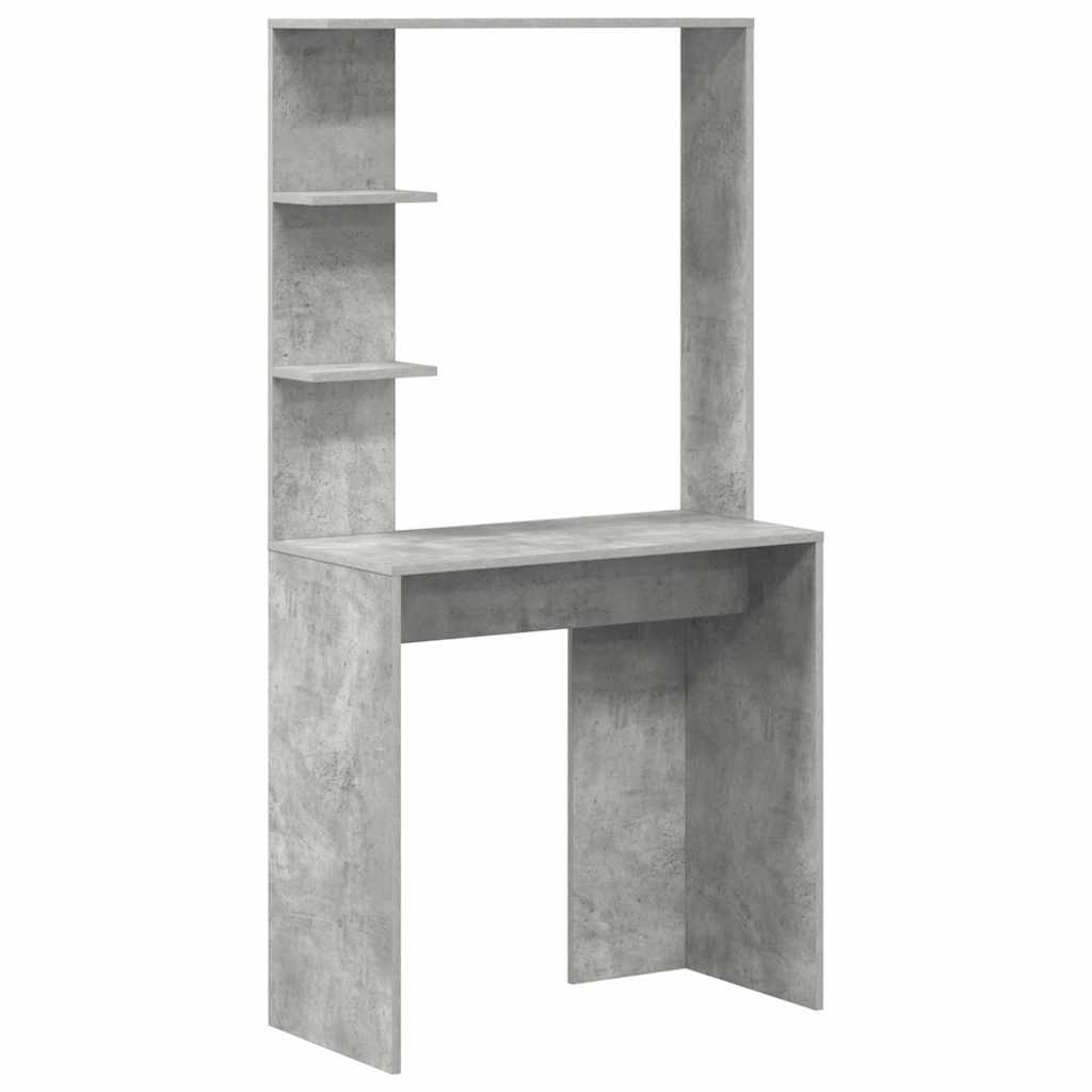 Galds Betona pelēks 78,5 x 37 x 154,5 cm Inženierijas koks