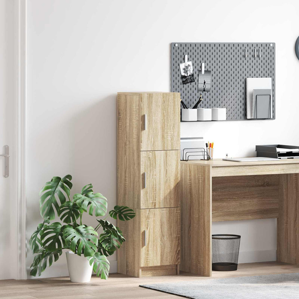 Tall Cabinet Sonoma Oak 31.5 x 32 x 122.5 cm