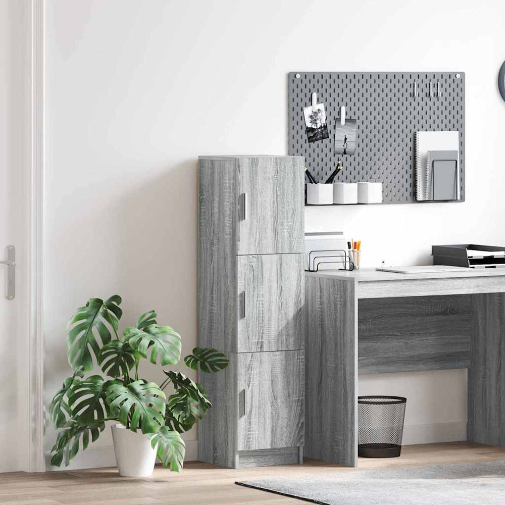 Highboard Gray Sonoma 31.5 x 32 x 122.5 cm