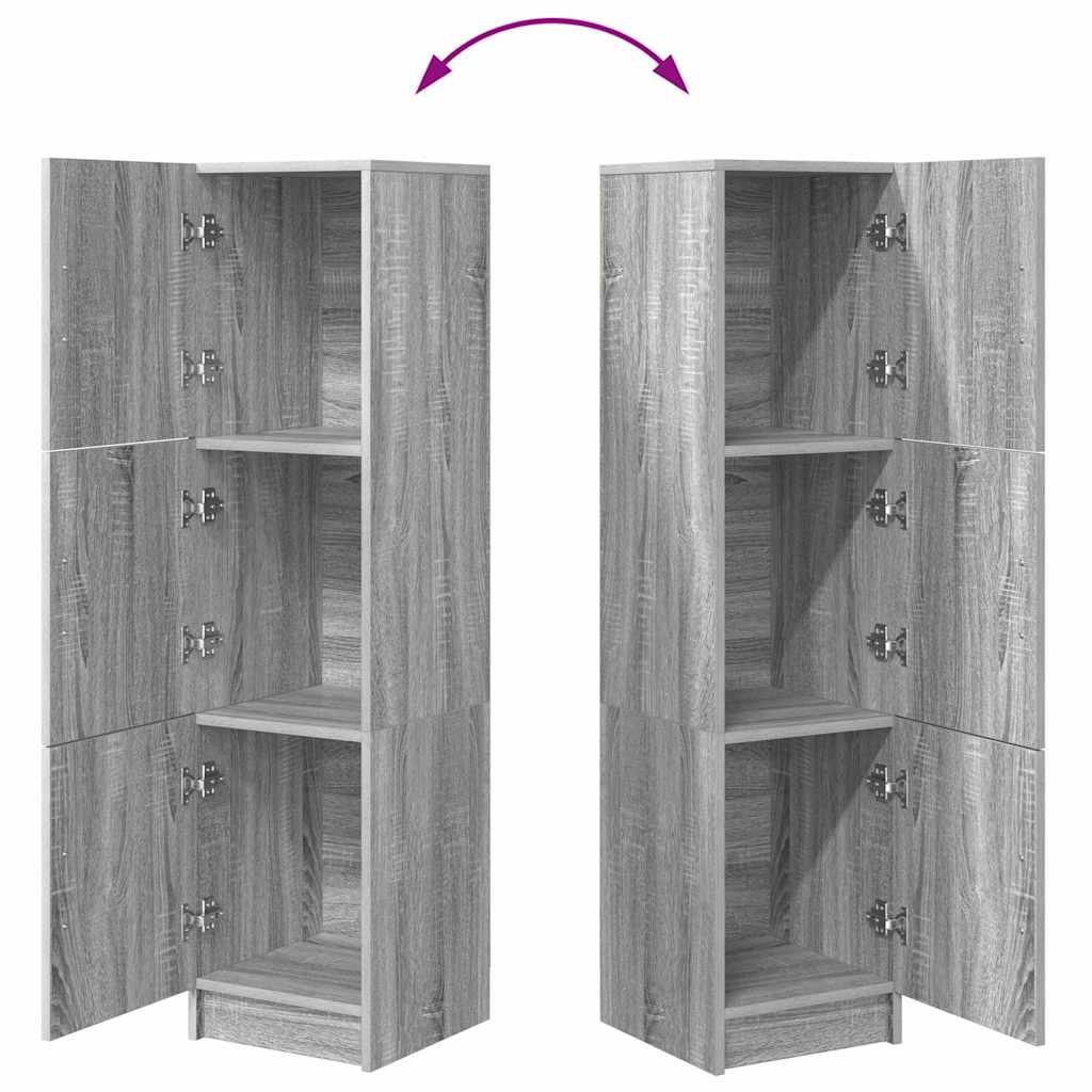 Highboard Gray Sonoma 31.5 x 32 x 122.5 cm