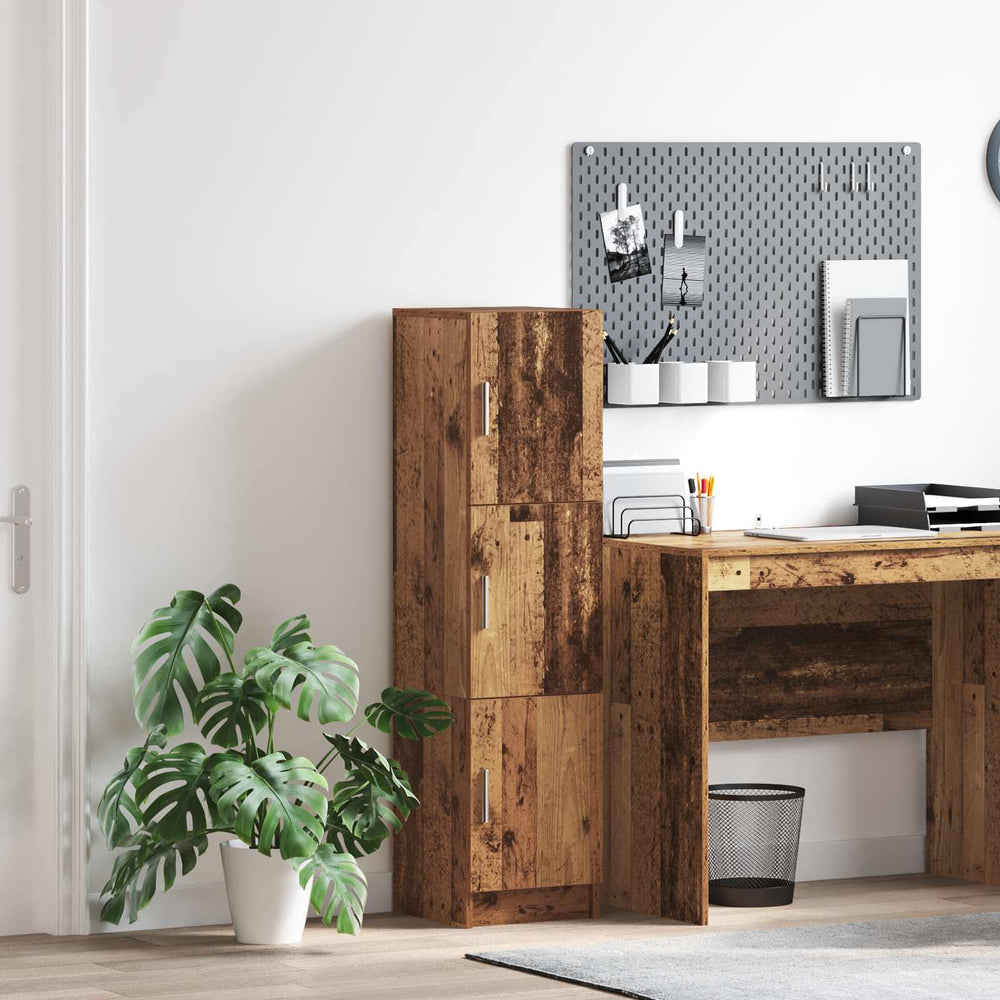 Tall cabinet Old wood 31.5 x 32 x 122.5 cm