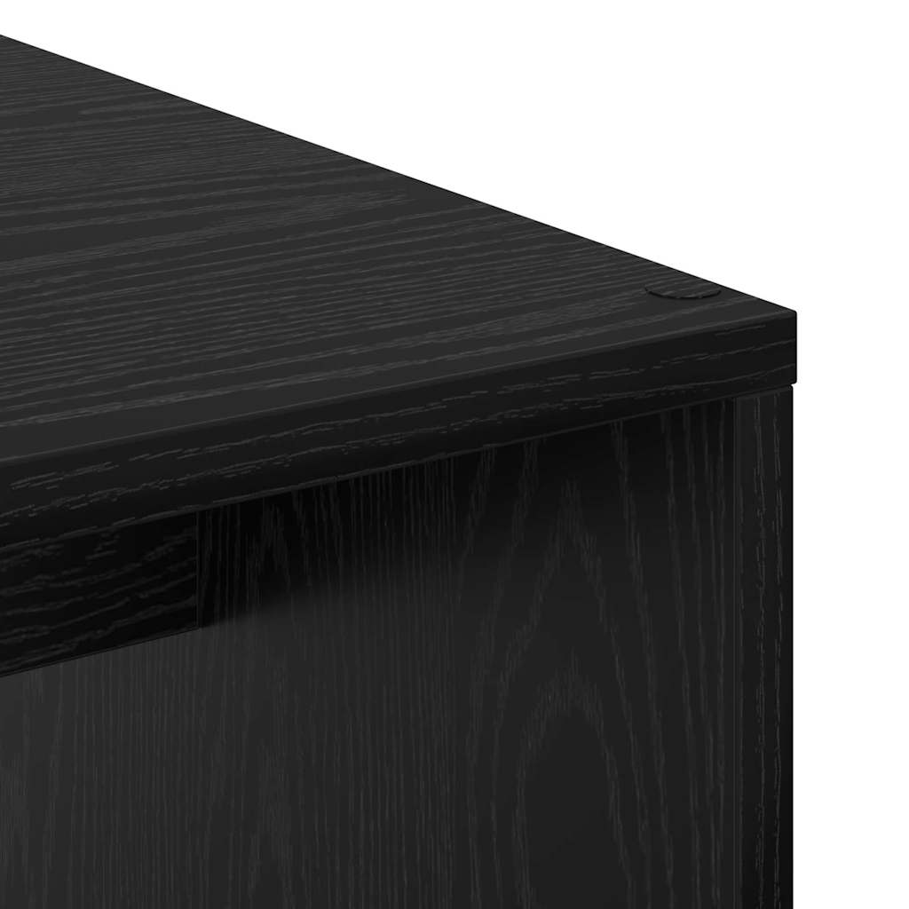 Galds Melns ozols 102 x 50 x 124 cm Apstrādāta koksne