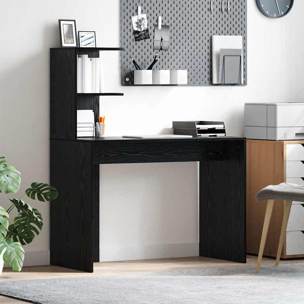 Juoda ąžuolo rašomasis stalas Juoda ąžuolo MDF, laminatas